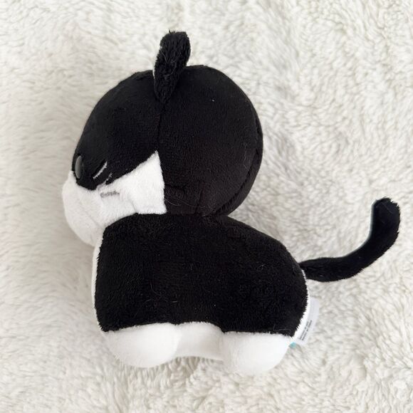 Bellzi Tuxedo Cat Plush Toy Black White Kitten Cute Stuffed Animal 10” Toy - Picture 2 of 5